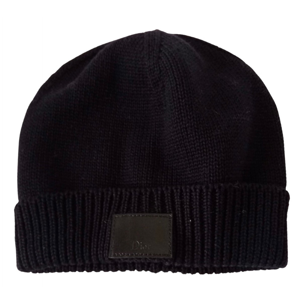 Wool beanie Dior Navy size M 